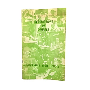 1970er High School Kurskatalog Westerville Ohio Bildung Vintage - Bild 1 von 10