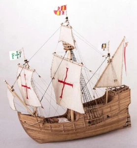 Dusek Santa Maria Segelschiff 1:72 Holz Baukasten - Bild 1 von 9