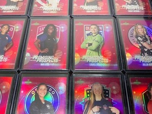 2022 Parkside NWSL Promising Prospects RC Insert Red Parallel *PICK YOUR CARD*