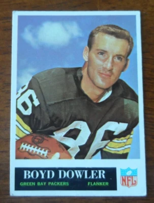 1965 PHILADELPHIA FOOTBALL #74 BOYD DOWLER GREEN BAY PACKERS EX A-365 - Image 1 of 2