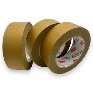 3 x 38 mm braun selbstklebend Trägerband Bilderrahmen Rahmen Kunst Leinwand 50m - Bild 1 von 2