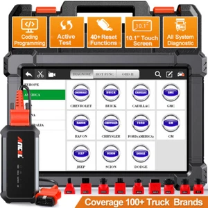 Heavy Duty Truck All Systems OBD2 Scanner Diagnostic Tool ECU Coding DPF ABS EGR - Picture 1 of 21