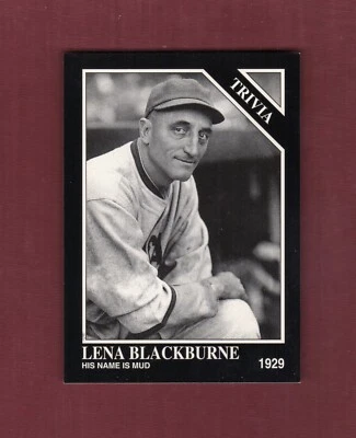 #905 PROTOTYPE: LENA BLACKBURNE, 1929 White Sox | 1992 Megacards Conlon PROMO - Image 1 of 2