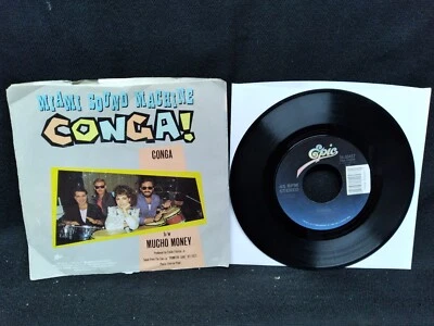 Miami Sound Machine Conga / Mucho Money 45 RPM Epic records 34-05457 1985 - Image 1 of 4
