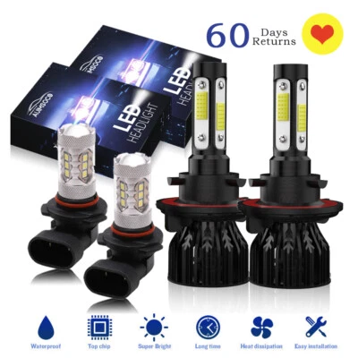 Para Mitsubishi Eclipse 2009-2012 Bombillas LED Lámparas altas + antiniebla 6000K Foto 1 de 4