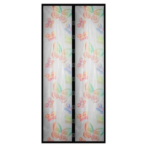 Magic Screen Hands Free Magnetic Door Heavy Duty Mesh Colorful Butterfly Design - Picture 1 of 1