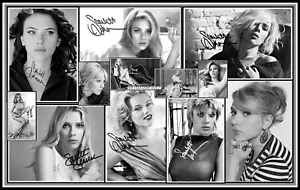 Imagen de lienzo de algodón collage firmada por Scarlett Johansson. Edición Limitada (SJ-8) - Imagen 1 de 1
