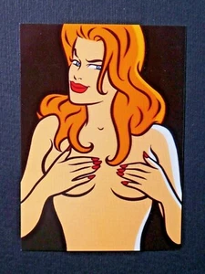 36 Walter Minus vintage  Pin-up card ,1996 Pop Erotic Art, Sonja nude 1/1000 - Imagen 1 de 2