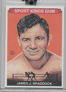 2010 Sportkings base card JAMES BRADDOCK boxing #70