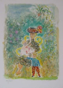 Constantin (Kostia) Terechkovitch "The Heart in Feast" Original Lithograph S/N - Picture 1 of 1