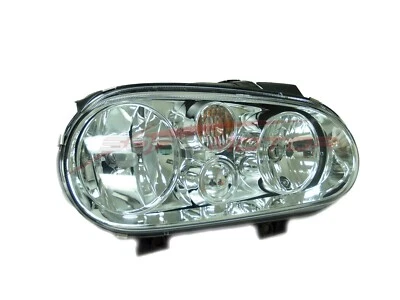 Farol principal de passageiro Volkswagen Golf GTI para 1999-2002 sem lâmpada de neblina - Imagem 1 de 2