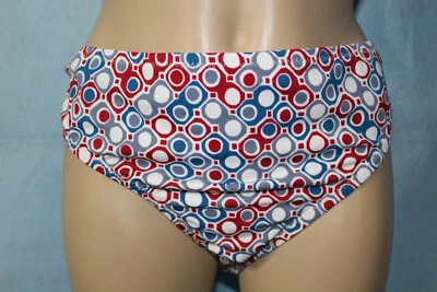 NEW Liz Lange Maternity Swimsuit Bottom Red White Blue Large See Measurements* - Image 1 of 4