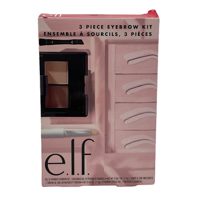 e.l.f. 3 Pc Eyebrow Gel & Powder w/ Brush Clear Wax Pencil & 4 Stencils Gift Set - Image 1 of 2