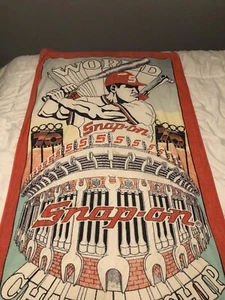 Snap On Tools Collectable World Championship Team 1990 70th Beach Towel RARE 33 - Picture 1 of 3