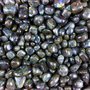 3 Lb Bulk labradorite tumble shape Loose Cabochon Random Selection Lot 30-60mm - Picture 1 of 7