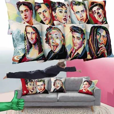 Kissenhülle Kissenbezug Dekokissen Zierkissen Jacquard Gobelin Promis Dekokissen - Bild 1 von 4