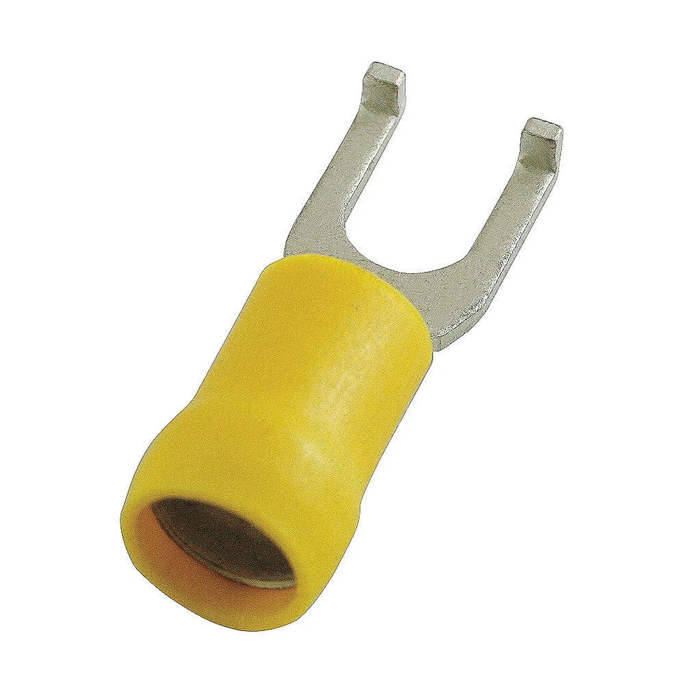 POWER FIRST 24C951 Fork Terminal,Tin,Copper,Yellow,PK50 24C951 - Image 1 of 1