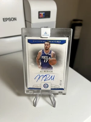 2017-18 Panini National Treasures - Signatures J.J. Redick - #S-JJR - 05/10! - Image 1 of 2