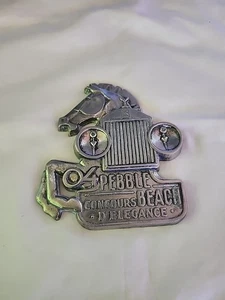 Placa de tablero Pebble Beach Concours 2004 rara Ferrari Rolls-Royce 1007/1100uu - Imagen 1 de 9