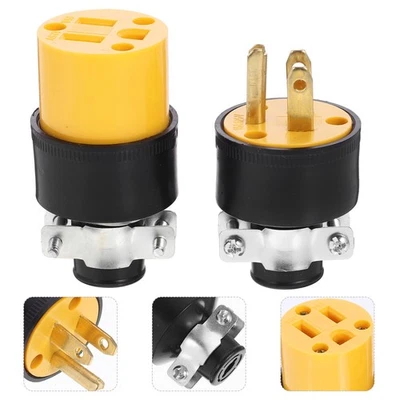 1Set Extension Cord Ends Grounding Connector for Electrical Devices - image 1 of 4