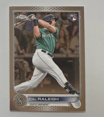2022 Topps Chrome Sonic Cal Raleigh RC #149 Mariners - Image 1 of 2