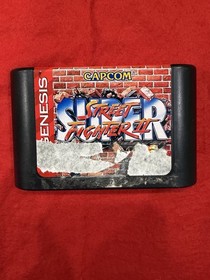 Super Street Fighter II Sega Genesis 1994 Capcom, Tested And Working
