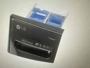 LG Washer OEM Panel Assembly Drawer #AGL74074398 Black Steel Used - Picture 1 of 5