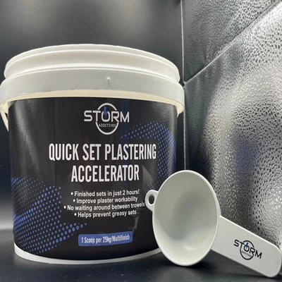 STORM ADDITIVES Quick Set Plaster Accelerator - Buckets & Scoops