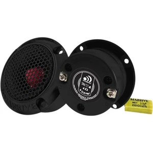 1" 60 Watts RMS 4-Ohm Power Super Car Audio Tweeters Pair Massive Audio - Picture 1 of 6