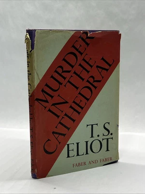 MURDER IN THE CATHEDRAL by T S ELIOT , HC/DJ 60’s Foto 1 de 4