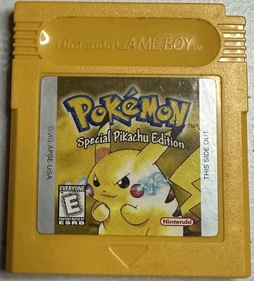 Cartucho Pokémon Game Boy Amarillo Solo Edición Especial Pikachu (PROBADO) Foto 1 de 4