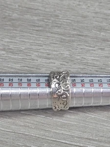 SILPADA Sterling Silver POSEIDON Retired Band Ring R2753 Size 8 - Picture 1 of 4