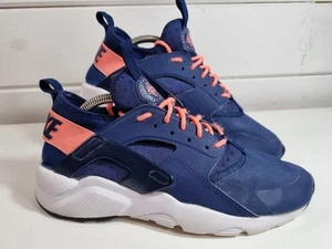 Nike Air Huarache Run Ultra Women's Trainers Navy/ Salmon UK 6 US 7 847568-401 - Picture 1 of 10