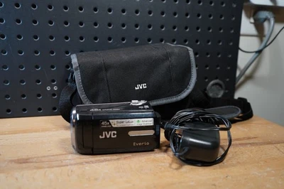 (i) JVC GZ-MS230BU Everio GZ  Dual Memory 45x Zoom HD Camcorder TESTED - Image 1 of 4