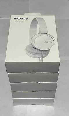 1 Sony MDR-ZX110 ZX Series Headphones White MDRZX110 Wired OTE - Image 1 of 2