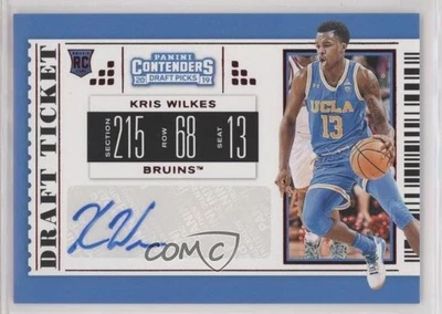 2019 Panini Contenders Draft Picks College Ticket Red Foil Kris Wilkes #97 Auto - Image 1 of 2
