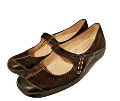 Naturalizer's Leather Daily Mary Jane Flats - Brown Suede - Sz 10M - Image 1 of 4