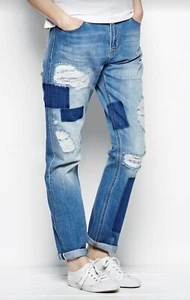 Nuevos con etiquetas jeans Jack Wills The Dyce Boyfriend W29L32 ajuste 33"" con garantía original - Imagen 1 de 8