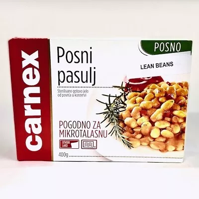 Carnex Lean Beans 400g / Posni Pasulj • 15.66$