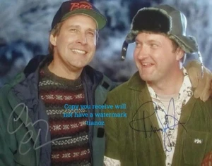 Chevy Chase Randy Quaid Christmas Vacation 8x10 Autograph Photo Reprint Holiday - Picture 1 of 1