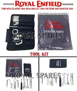 Royal Enfield TOOL KIT For New Classic 350/New Bullet 350/Meteor 350/Hunter 350 - Picture 1 of 13