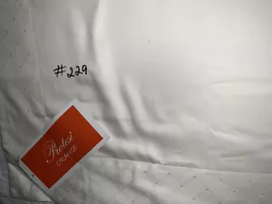 (#229) NUEVO PRATESI EURO SHAM~DIAMANTES PEQUEÑOS BORDADOS~ORG $250 - Imagen 1 de 5