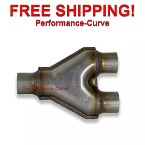 2" / 2" Y Pipe Universal Custom Exhaust Stainless Steel SY200 - Picture 1 of 3