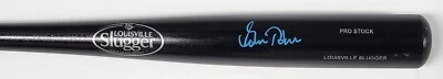 Brewers 82 AL Champ GORMAN THOMAS Signed Louisville Slugger Black Bat AUTO JSA - Image 1 of 2