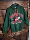 RARE Rolling Stones 1997 - 1998 VINTAGE Tour Road Crew Tongue GREEN Hoodie Sz. M