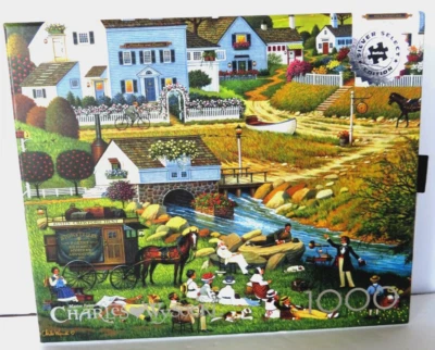 Charles Wysocki Buffalo Silver 1000 шт. Пазл 'Собака Баскервилей' Живописный - Изображение 1 из 4