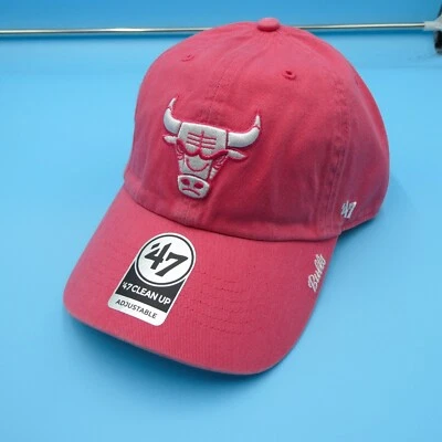 Gorra de béisbol roja marca '47 con correa trasera Chicago Bulls para hombre baloncesto NBA nueva Foto 1 de 4