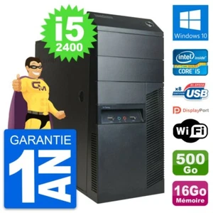 PC tour LENOVO M91p Intel Core i5-2400 RAM 16Go Festplatte 500Go Windows 10 Wifi - Bild 1 von 3
