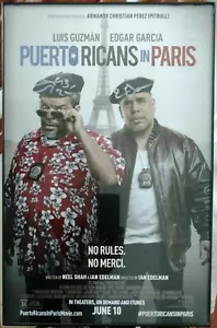 Puerto-Ricaner in Paris signiertes Poster Luis Guzman und Edgar Garcia 11x17 COA - Bild 1 von 5