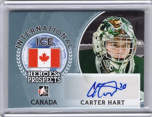 Carter Hart ~ 2016-17 Leaf ITG International Ice II-CH1 - Picture 1 of 2